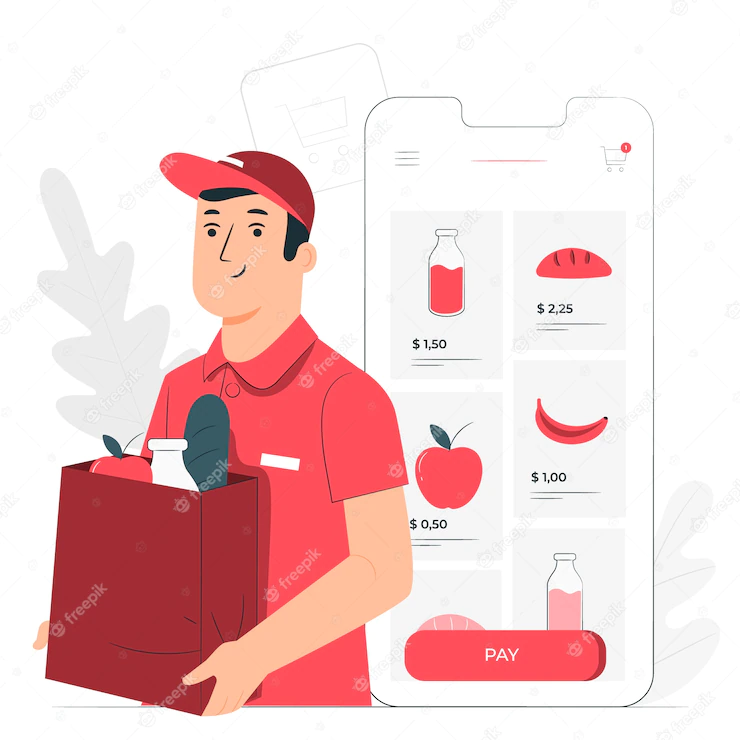 grocery store delivery app